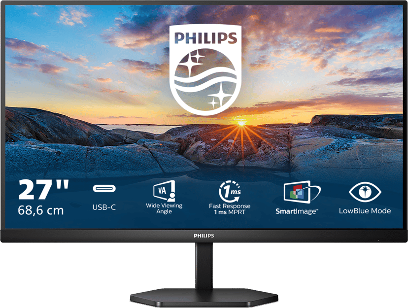Philips 27E1N3300A 27, 27 inch/68.6 cm" 1920 × 1080pixels IPS 16:9 75Hz