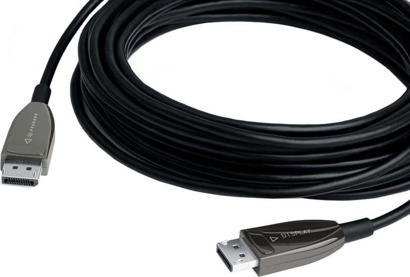 Prokord Cable DP - DP Active Optical Cable (AOC) 8K 30.0M Black 30m DisplayPort DisplayPort Svart