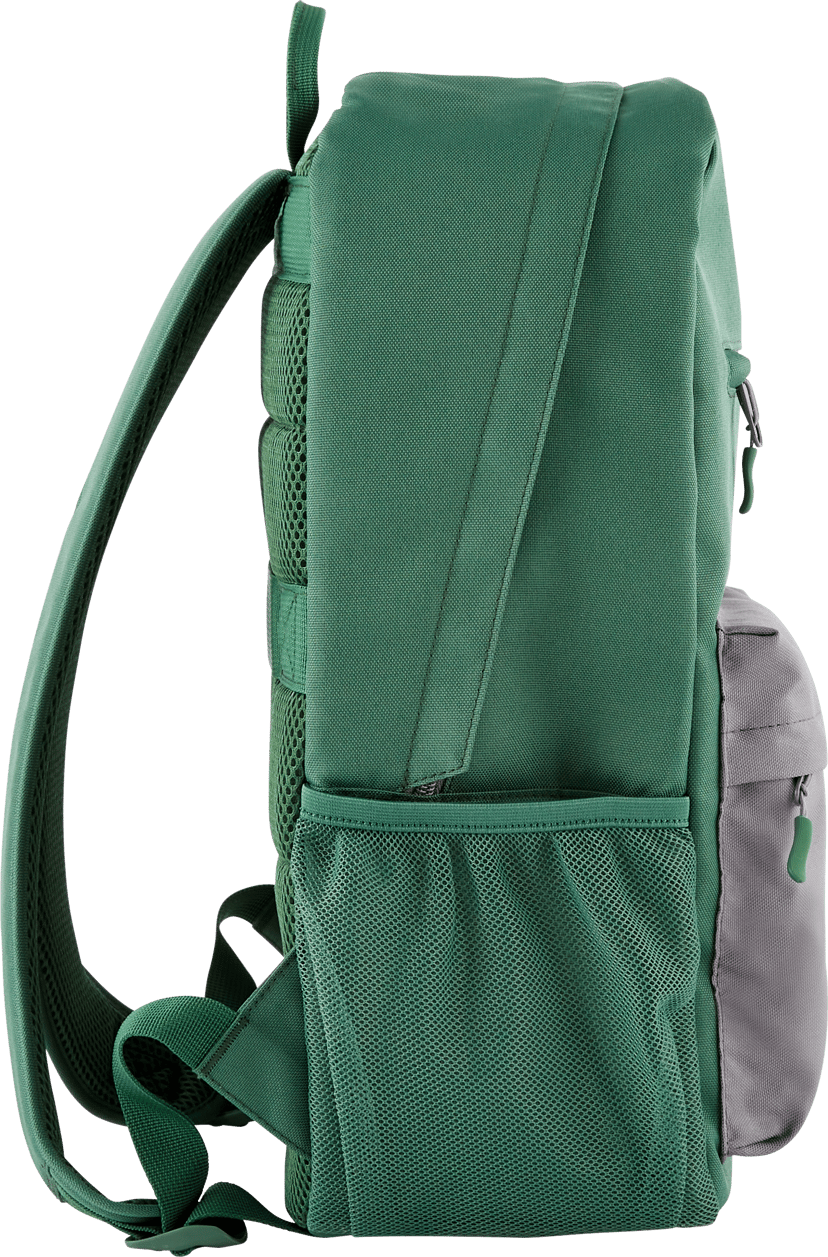 HP Campus Backpack, groen 15.6" 15.6" Polyester, Polyfoam Grijs, Groen Grijs, Groen