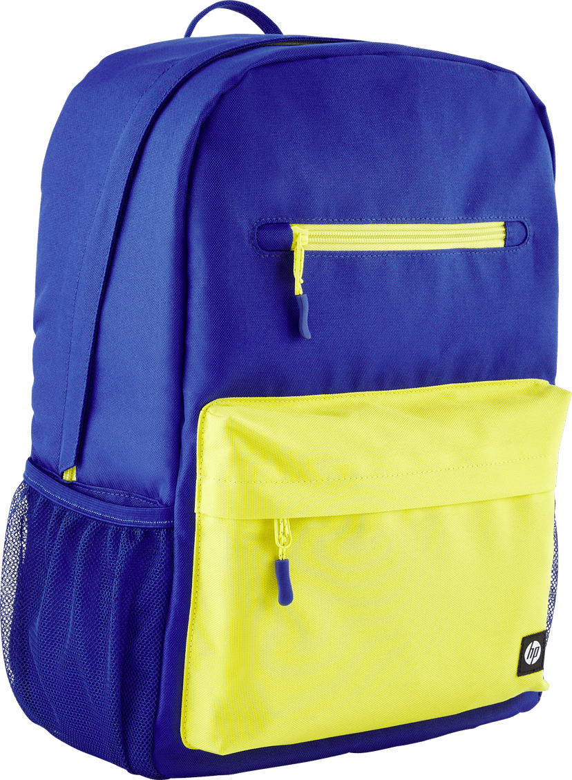 HP Campus -reppu, sininen 15.6" 15.6" Polyesteri, Solumuovi Keltainen, Sininen Keltainen, Sininen