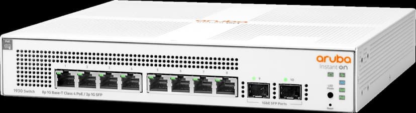 HPE Instant On 1930 8G 2SFP 124W -kytkin + 2 × Instant On AP22 WiFi 6