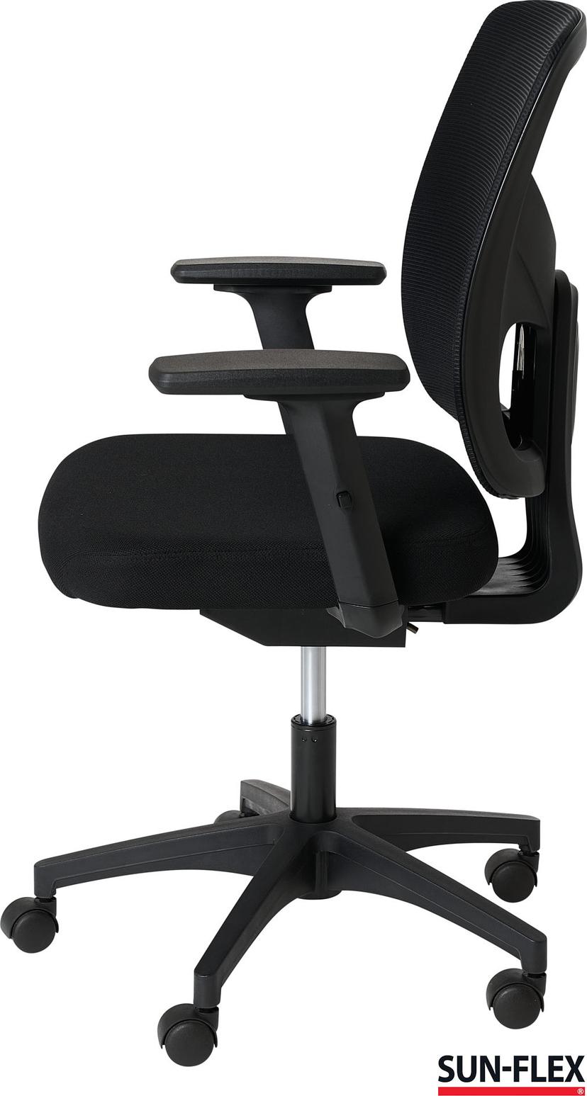 Sun-Flex OfficeChair Mesh musta