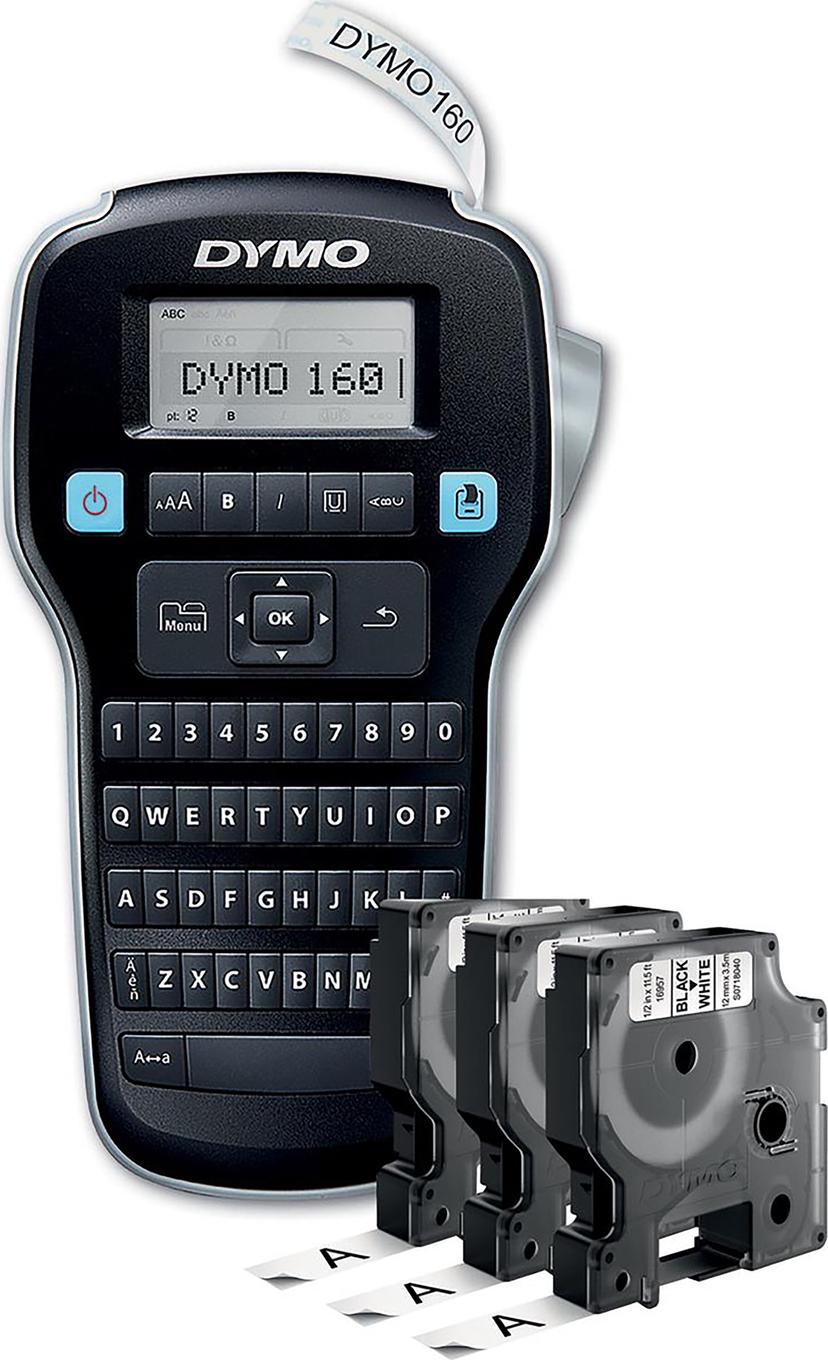 Dymo LabelManager 160 Valuepack Incl 3x12mm Tape