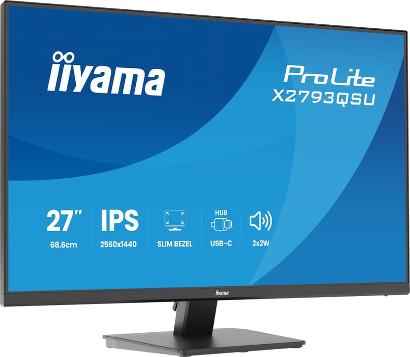 iiyama ProLite X2793QSU-B1 27" 2560 × 1440pixels IPS 16:9 75Hz