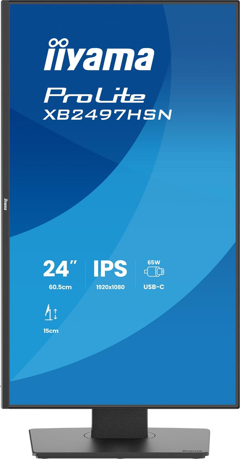 iiyama ProLite XB2497HSN-B1 23.8" 1920 × 1080pixels IPS 16:9 100Hz