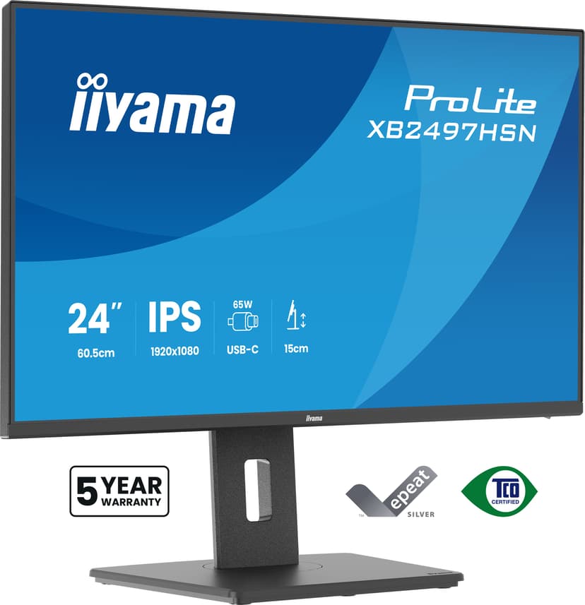 iiyama ProLite XB2497HSN-B1 23.8" 1920 × 1080pixels IPS 16:9 100Hz