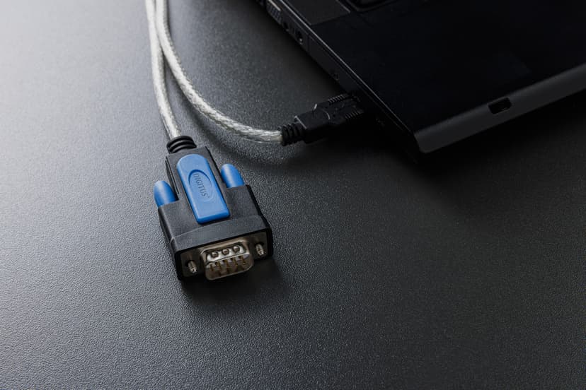 Digitus USB to Serial (RS232) cable 1.8M 1.8m USB-A RS-232 Läpinäkyvä