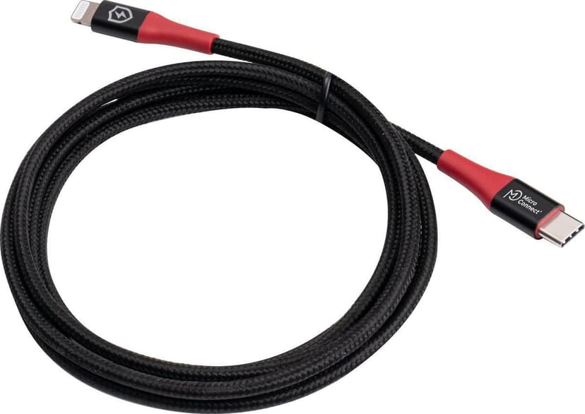 Microconnect USB-C To Lightning Data Blocker Cable 1.5m 1.5m Svart
