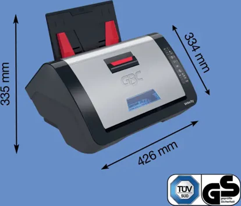 GBC Velocity A4 puoliautomaattinen