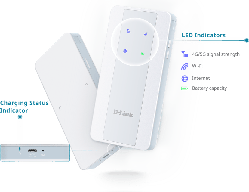 D-Link 5G NR AX1800 WiFi 6 Mobile Hotspot