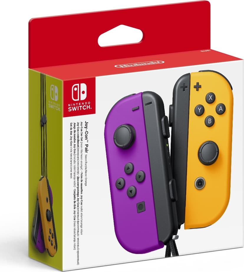 Nintendo Joy-Con Musta, Oranssi, Purppura