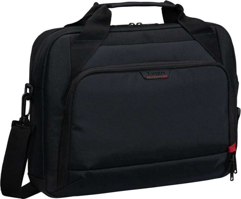 Targus 13-14" Classic Briefcase Ecosmart 14" Polyester, Polyethyleentereftalaat (PET) Rood, Zwart