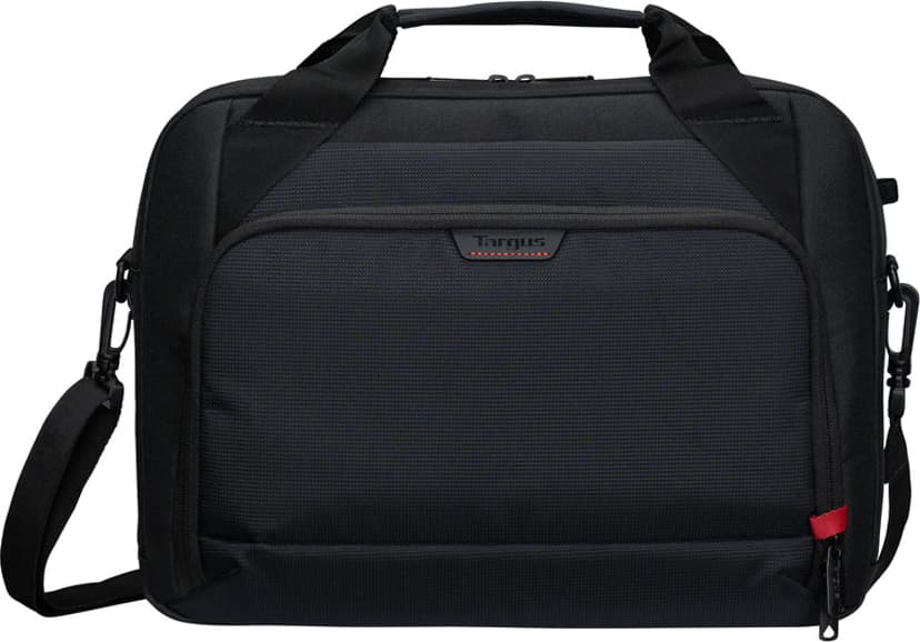 Targus 13-14" Classic Briefcase Ecosmart 14" Polyester, Polyethyleentereftalaat (PET) Rood, Zwart