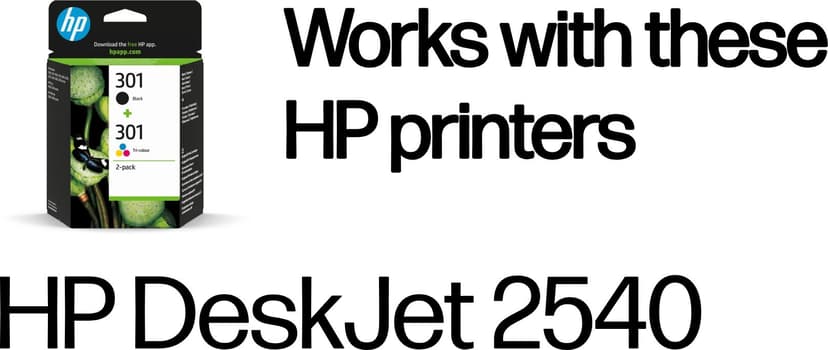 HP Bläck Combo Pack No.301 (Black,Color)