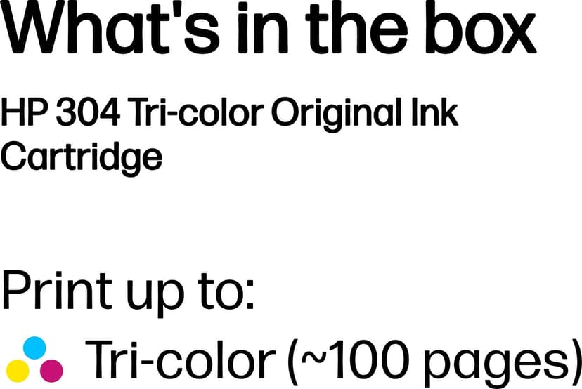 HP Ink Tri-Color No.304 - DeskJet 3720/3730/3732