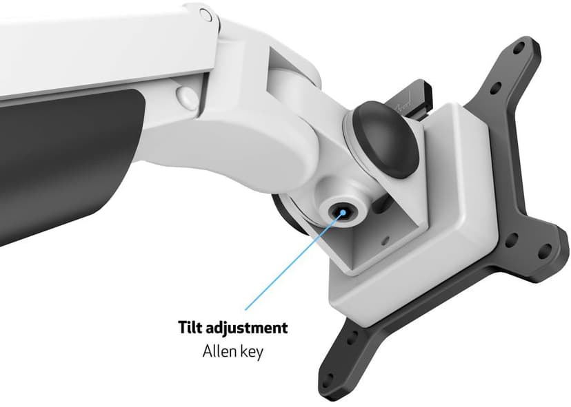 Multibrackets M VESA Gas Lift Arm Dual Side By Side