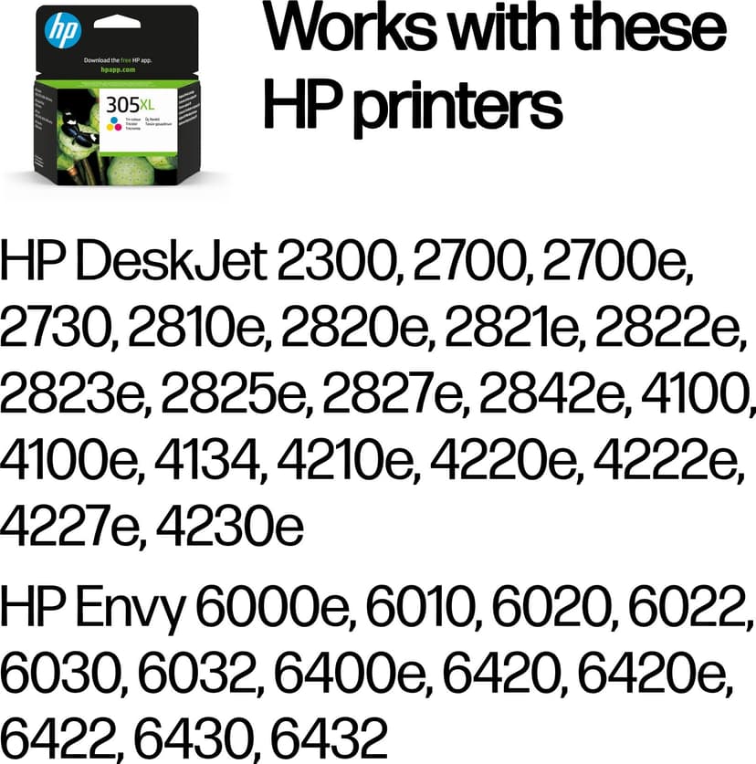HP Ink Tri-Color 305XL 5ml