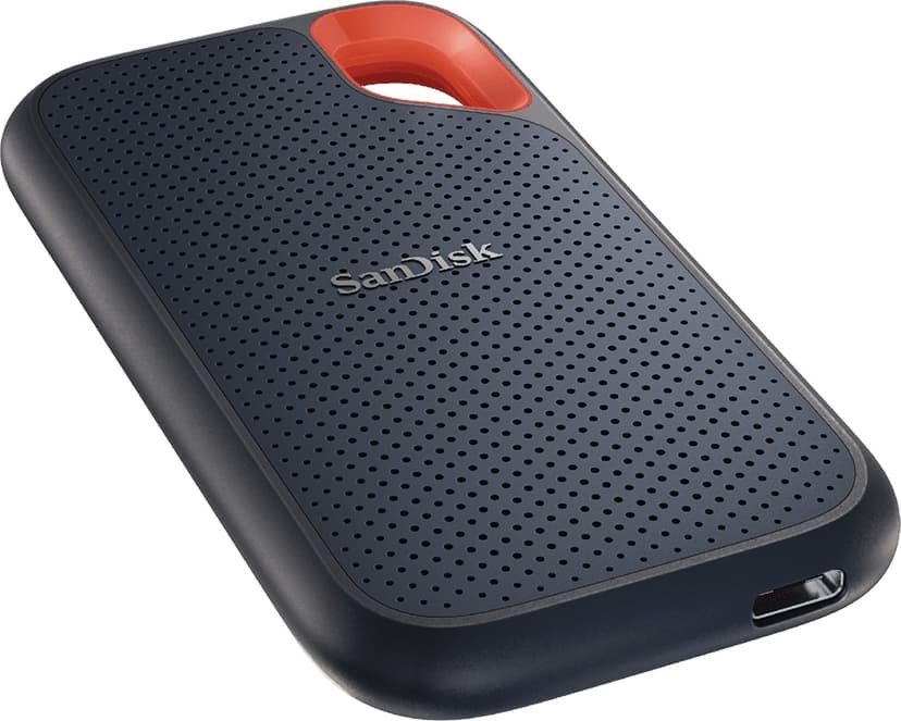 SanDisk EXTREME Portable SSD V2 2TB USB-C Svart