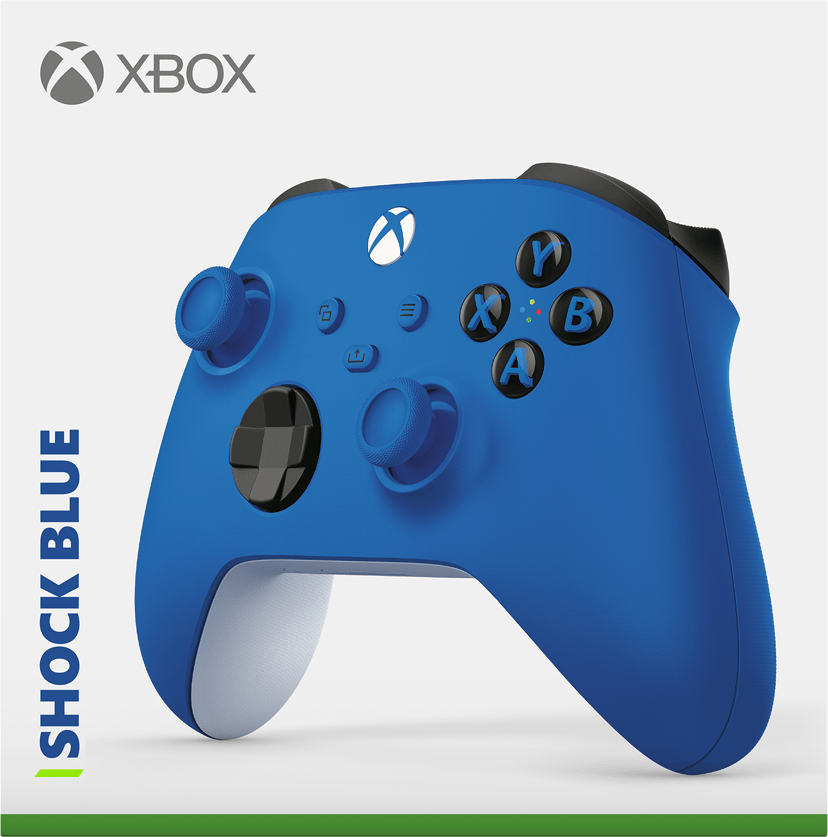 Microsoft Xbox X Wireless Controller Blå, Hvit