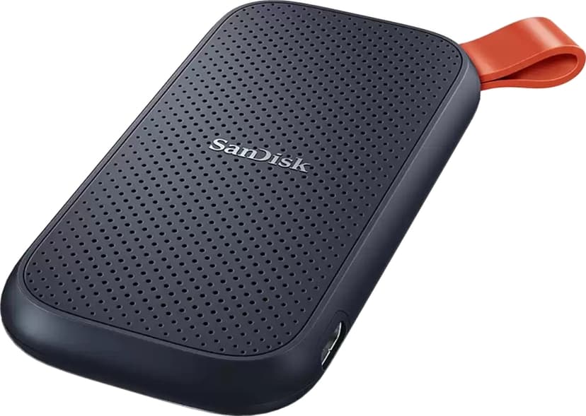 SanDisk Portable SSD 1TB USB-C Sort