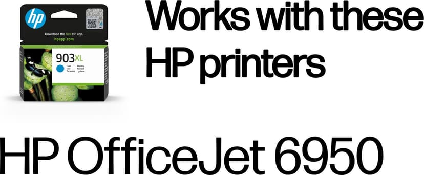 HP Bläck Cyan No.903XL - OfficeJet 6960/6970/6974