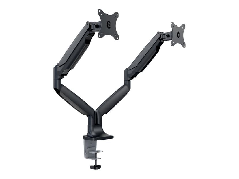 Multibrackets M Deskmount Gas Spring Dual 15"-27" Svart