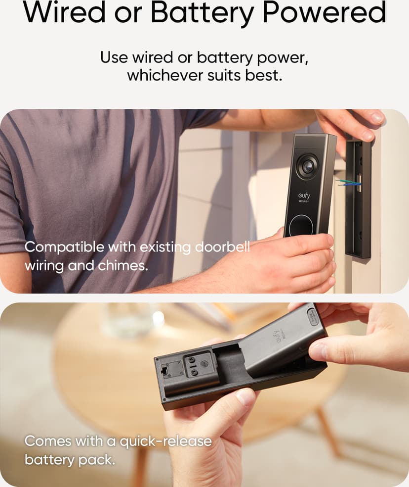 Anker Eufy Video Dørklokke E340 Utendørs