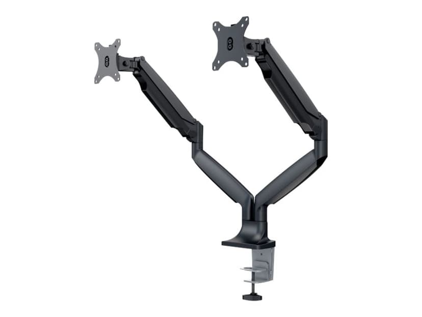Multibrackets M Deskmount Gas Spring Dual 15"-27" Svart