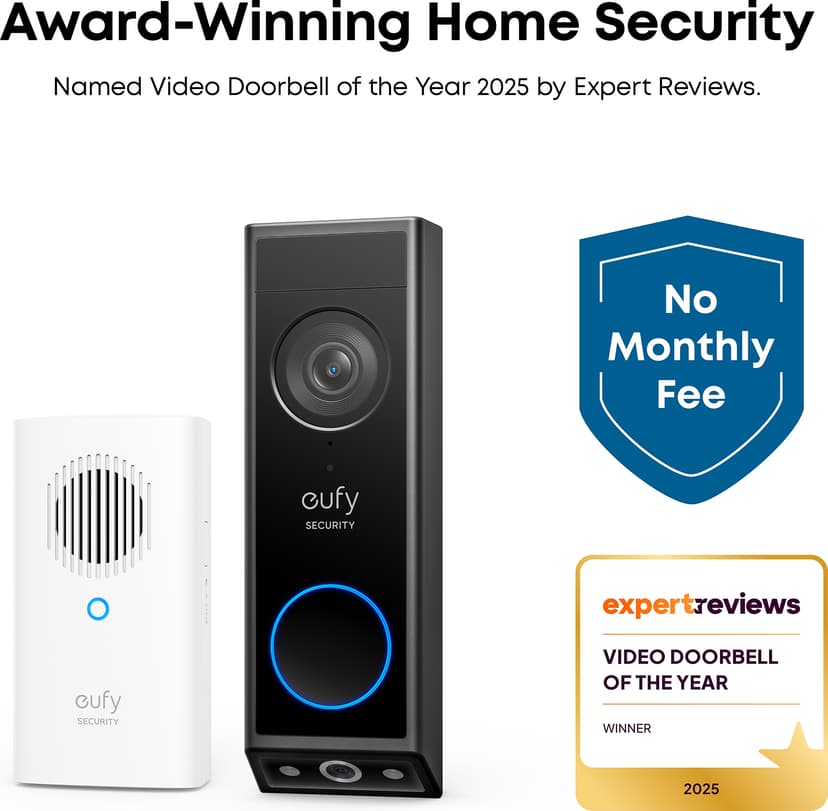 Anker Eufy Videodörrklocka E340 för Utomhusbruk