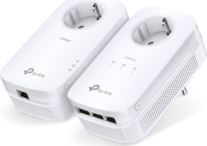 TP-Link TL-PA8033P KIT PowerLine-nettverksadapter 1300 Mbit/s Ethernet/bredbåndsforbindelse Hvit 2 stykker