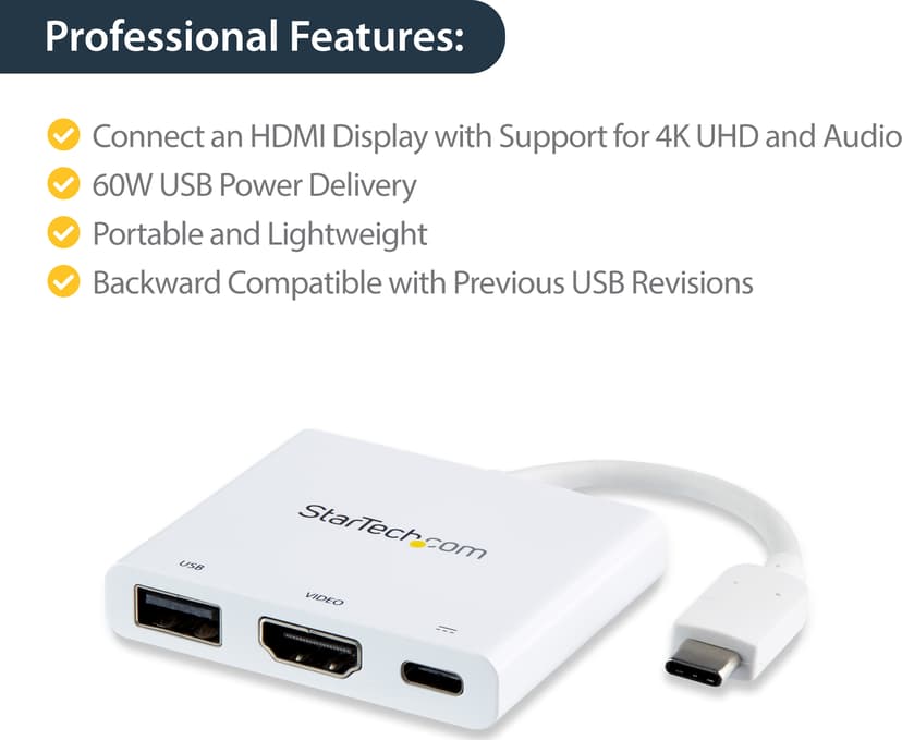 Startech USB-C to HDMI Adapter USB-C 3.2 Gen 1 (3.1 Gen 1)