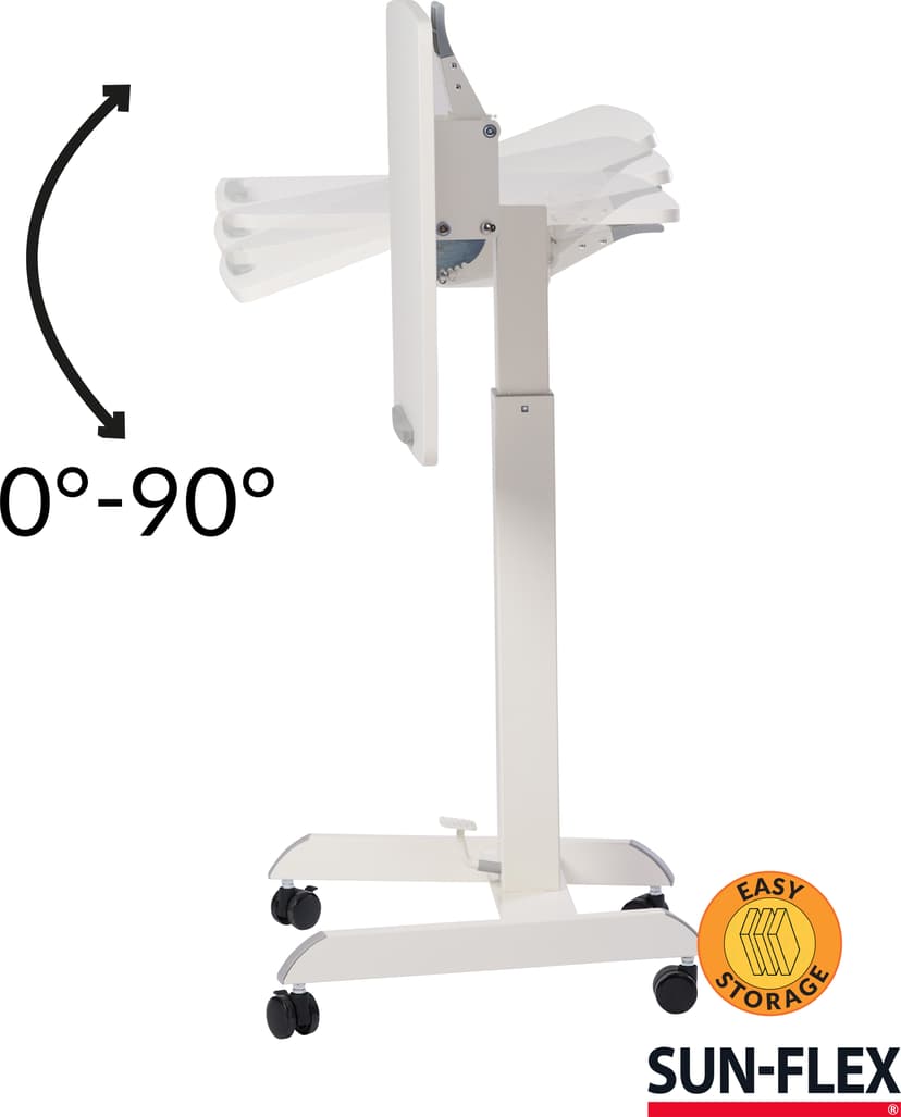 Sun-Flex EasyDesk Pro Höjdjusterbart Vit