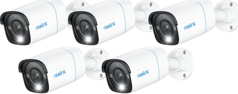 Reolink P330 4K 8 MP PoE luotikamera 5‑pakkaus