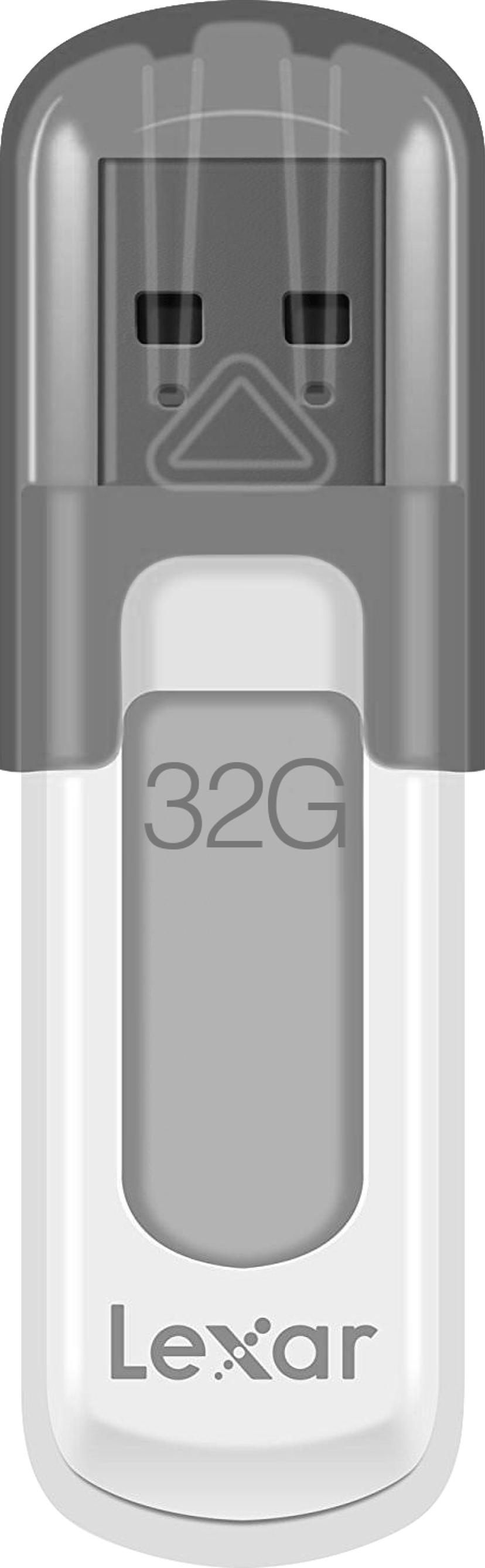 Lexar JumpDrive V100 32GB USB-A Grå, Vit