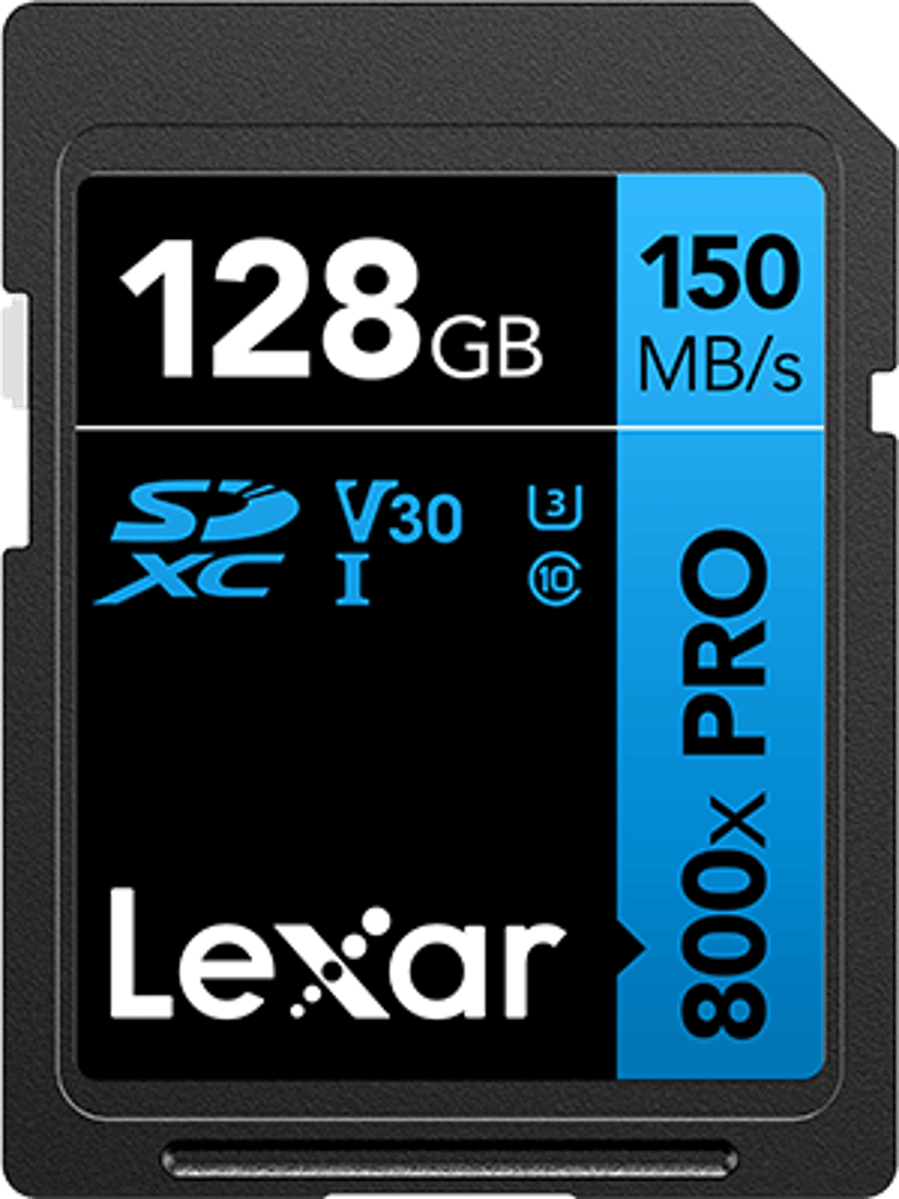 Lexar Professional 800x Pro 128GB SDXC UHS-I
