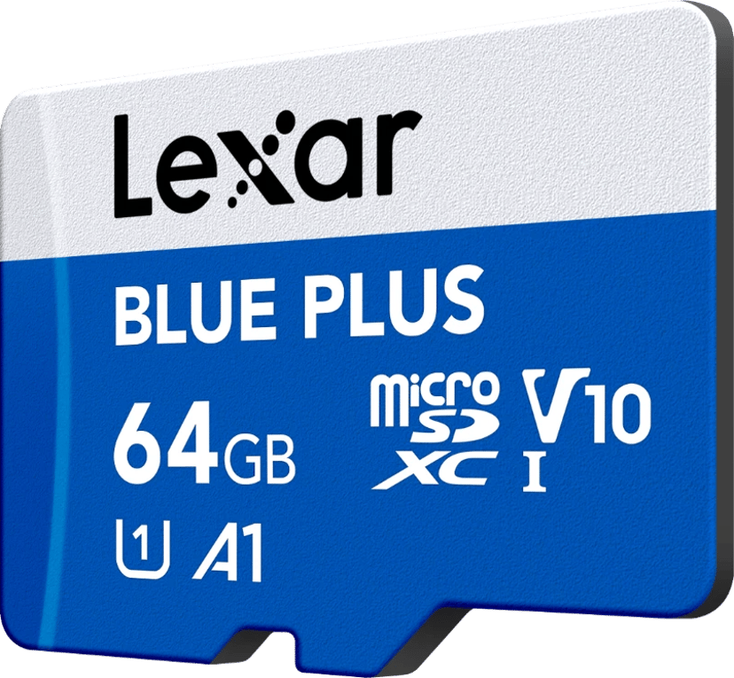 Lexar Blue Plus 64GB MicroSDXC UHS-I