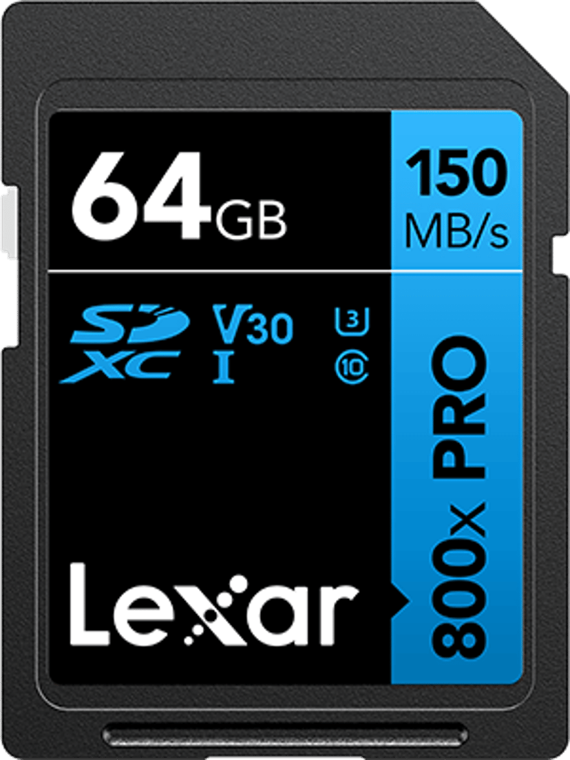 Lexar Professional 800x Pro 64GB SDXC UHS-I