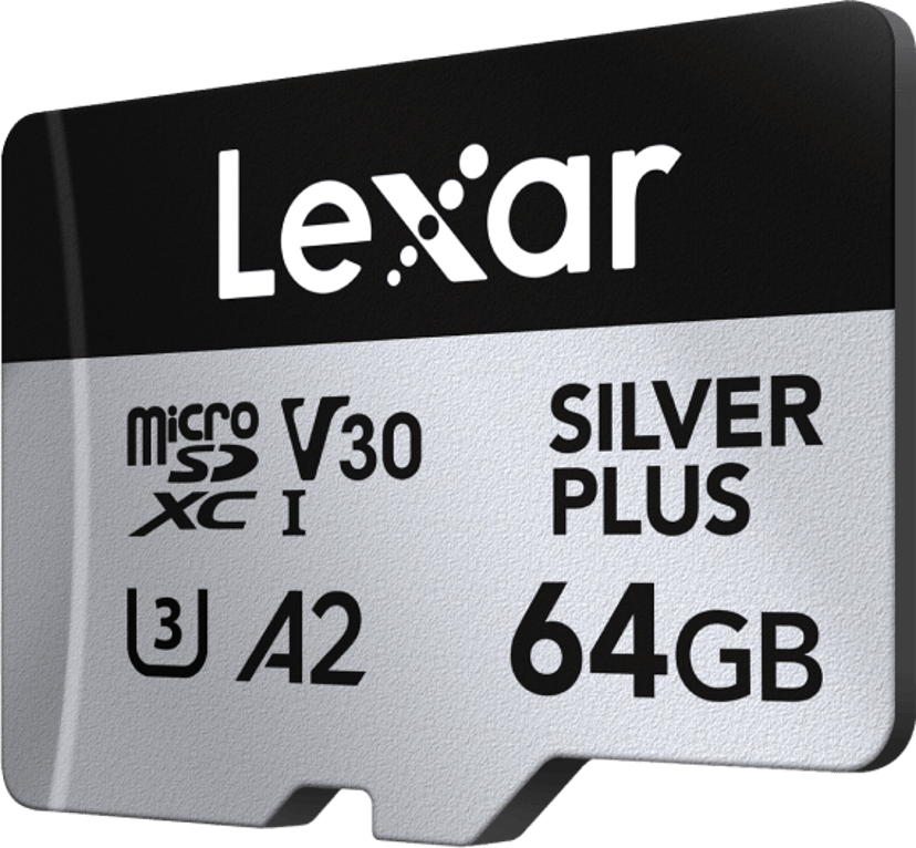 Lexar High Performance Silver Plus 64GB MicroSDXC UHS-I