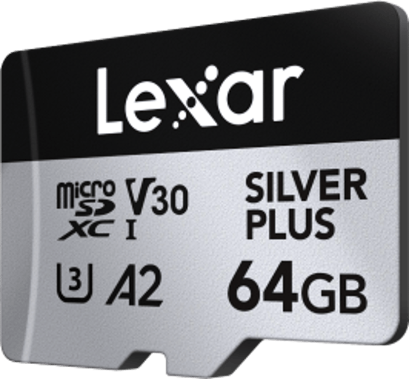 Lexar High Performance Silver Plus 64GB MicroSDXC UHS-I