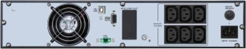 APC Easy UPS On-Line UPS-enhed Dobbeltkonvertering (online) 1 kVA 900 W 6 AC stikkontakt(er)