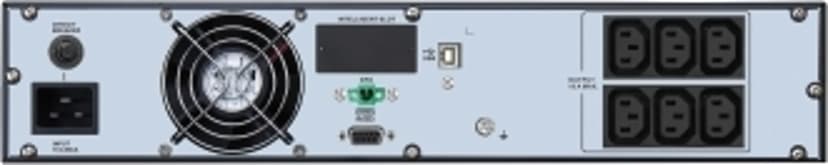 APC Easy On-Line UPS Dubbele conversie (online) 2 kVA 1800 W 6 AC-uitgang(en)
