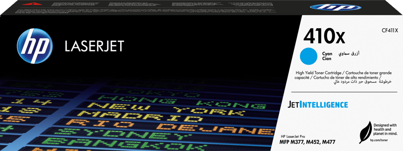 HP Toner Cyan 410X 5K - CF411X