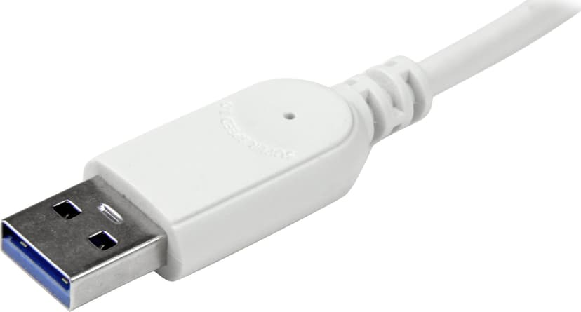Startech 4 Poorts draagbare compacte USB 3.0 hub met geïntegreerde kabel