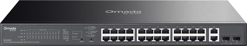 TP-Link Omada ES228GP Easy Managed Switch 26xGE Port 250W PoE