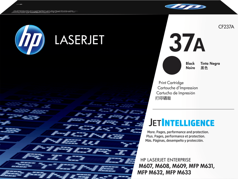 HP Toner Svart 37A 11K - LJ M607/M608/M609/M633