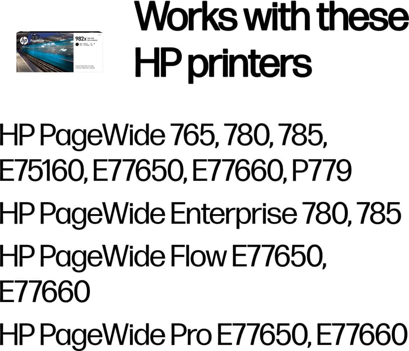 HP Bläck Svart 982X 194ml - T0B30A