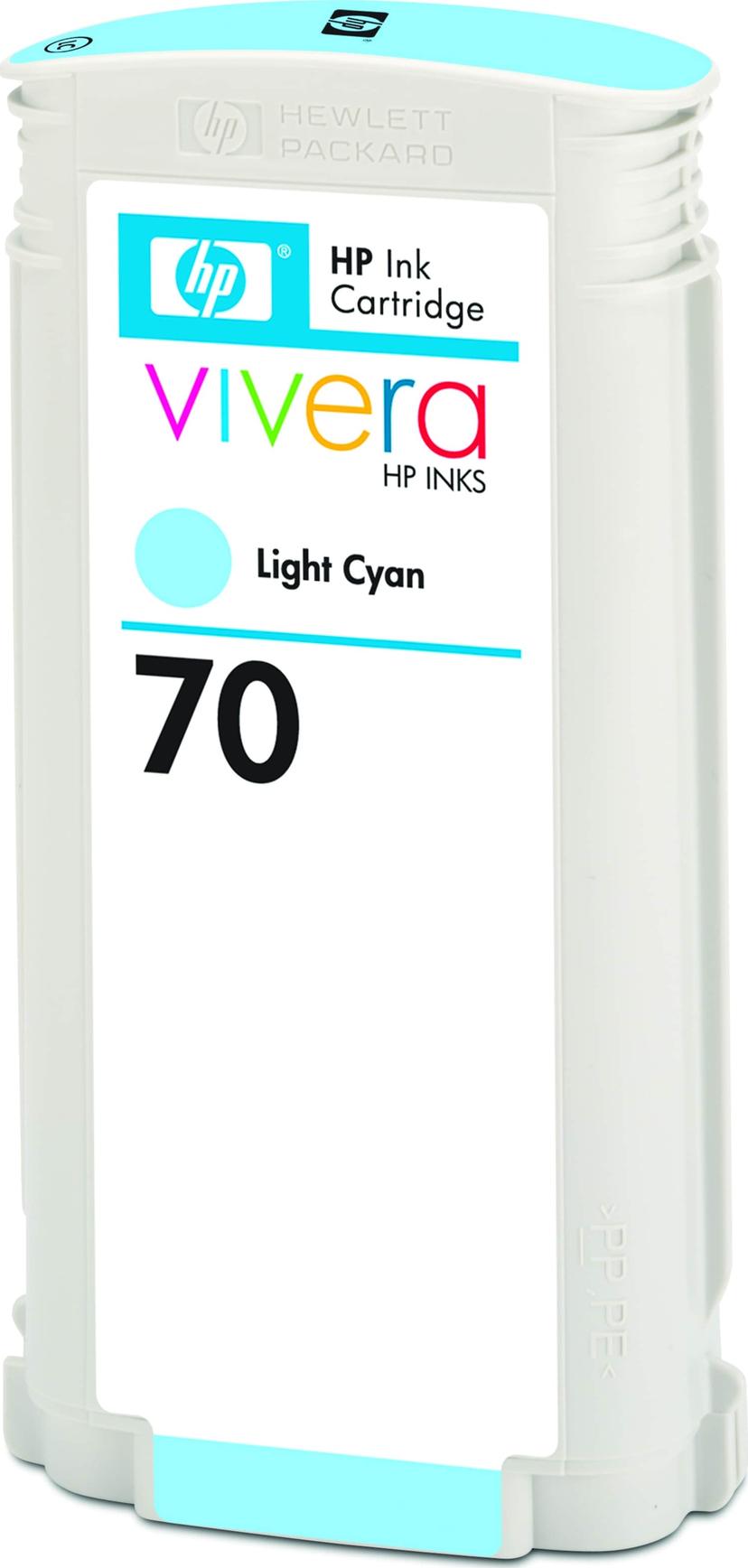 HP Blæk Ljus Cyan No.70 - DJ Z2100