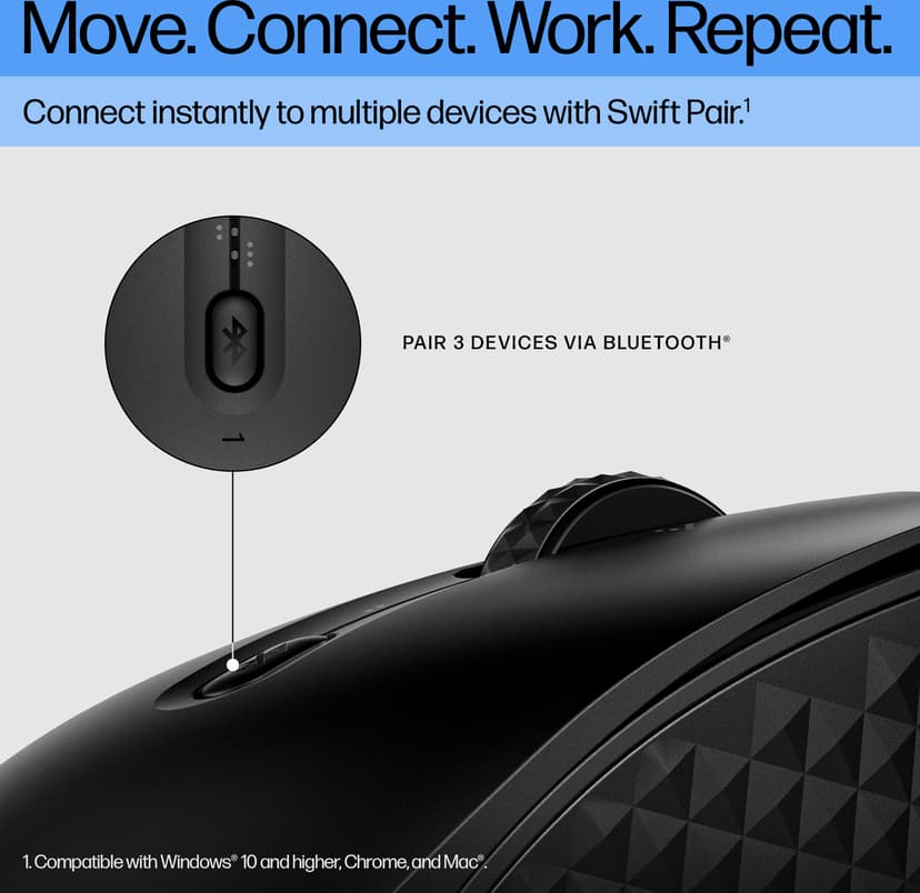 HP 425 Programmeerbare Muis Bluetooth Muis