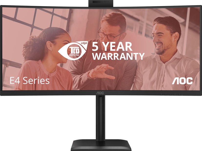 AOC CU34E4CW - (Löytötuote luokka 2) 34" 3440 × 1440pixels VA 21:9 120Hz