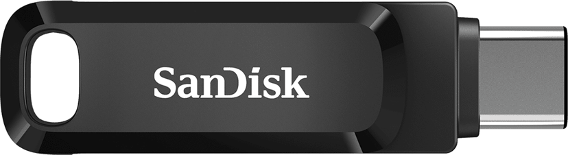 SanDisk Ultra Dual Drive Go 128GB USB-A / USB-C Zwart, Zilver